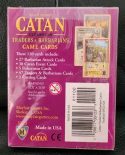 CATAN: Traders and Barbarians Expansion Game Cards - 120 Cards - Image 2