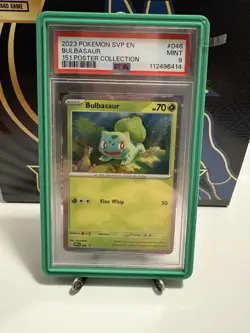 PSA 9 Graded Pokemon Card Set of Starter Trio 151 Poster Collection - Image 2