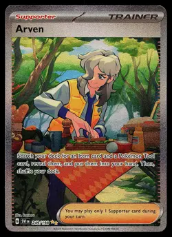 Pokemon Card - Arven Scarlet & Violet Base Set 249/198 Special Illustration Rare - Image 1