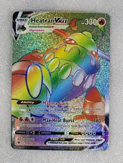 Heatran VMAX 191/189 NM/M Swsh10 Astral Radiance Rainbow Secret Pokemon Card - Image 1