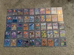 50 Card Pokemon Lot - Double Rare - No Duplicates! - Image 1