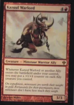 Kazuul Warlord - Zendikar: #134, Magic: The Gathering Nm R156 - Image 1