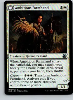 Ambitious Farmhand Innistrad: Midnight Hunt Foil - Image 1