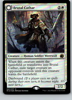 Brutal Cathar Innistrad: Midnight Hunt Foil - Image 1
