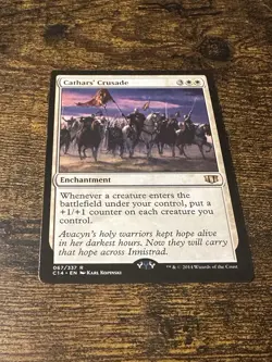 1x Cathars' Crusade Light Play MTG Magic - Kid Icarus - - Image 1