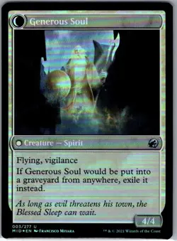 #3 Beloved Beggar Innistrad: Midnight Hunt Uncommon FOIL - Image 2