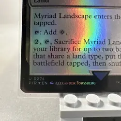 FOIL - MTG Myriad Landscape - Universes Beyond: Fallout - Image 4