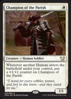 1x Champion of the Parish Heavy Play MTG Magic - Kid Icarus - - Image 1