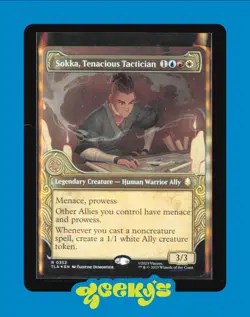 MTG Sokka, Tenacious Tactician - Showcase, NM-Mint, English Avatar: TLA 352 - Image 1