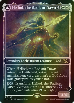 MTG Heliod, the Radiant Dawn Showcase Full Art Foil ** MOM ** English - Image 1