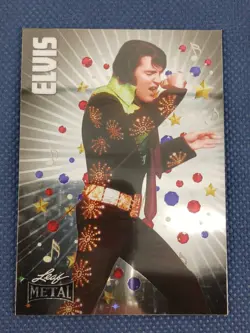 2024 Leaf Metal Elvis Presley Icons Collection #63 28/50 Silver Stars NM - Image 1