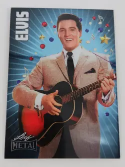 2024 Leaf Metal Elvis Presley Icons Collection #24 15/25 Blue Stars NM - Image 1