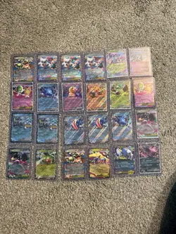 Pokemon Mixed Card Lot Of 24 Double Rares - Image 1