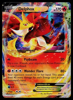 Pokemon Card - Delphox EX XY Promo XY19 Holo - Image 1