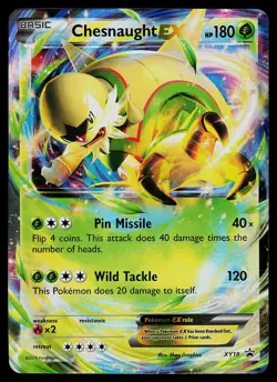 Pokemon Card - Chesnaught EX XY Promo XY18 Holo - Image 1