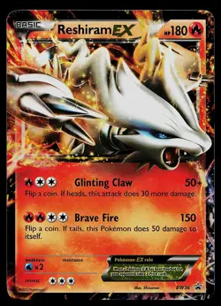 Pokemon Card - Reshiram EX Black and White Promo BW36 Holo - Image 1