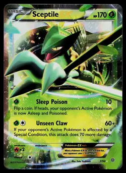 Pokemon Card - Sceptile EX Ancient Origins 7/98 Ultra Rare - Image 1