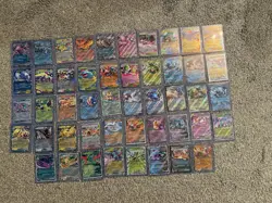 48 Card Pokemon Lot - No Duplicates - Double Rares - Image 1