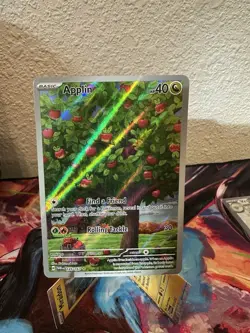 Applin 185/167 Twilight Masquerade Pokemon TCG Illustration Card Sv06 - Image 1