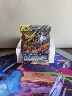 Pokemon TCG Moltres Zapdos Articuno GX SM210 Stained Glass Promos Holo NM - Image 2