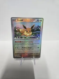 Eevee 74/131 SV: Prismatic Evolutions Master Ball Reverse Holo Pokemon 2025 - Image 2
