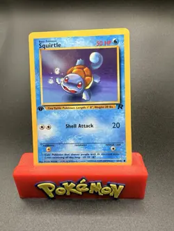 Pokemon Squirtle Common Team Rocket 1st Edition 68/82 - MP/HP - Image 1