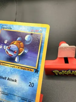 Pokemon Squirtle Common Team Rocket 1st Edition 68/82 - MP/HP - Image 2