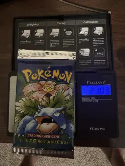 1999 Pokemon Base Set Booster Pack - Shadowless - HEAVY - New Sealed - Image 1