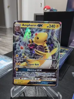 Ampharos GX - 43/181 - Ultra Rare Pokemon Sun & Moon: Team Up NM - Image 1