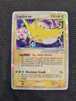 Pokemon TCG Zapdos EX Fire Red & Leaf Green #116/112 Near MINT - Image 1