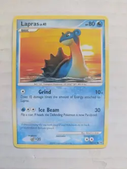 LAPRAS LV. 41 2009 Pokemon Platinum Common POKEMON 79/127 - Image 1