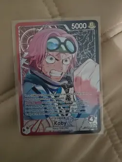 One Piece TCG English OP11-001 Koby Leader Alt Art Parallel - Image 1