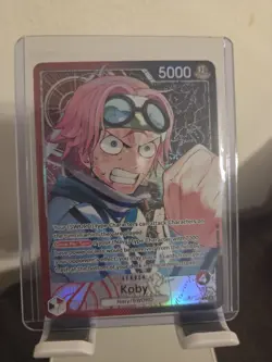 One Piece TCG English OP11-001 Koby Leader Alt Art Parallel - Image 1