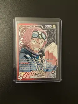 One Piece TCG English OP11-001 Koby Leader Alt Art Parallel - Image 1
