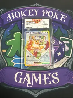 Ace 10 Eevee EX SAR 224/187 SV8a Terastal Festival Japanese Pokemon Card - Image 1