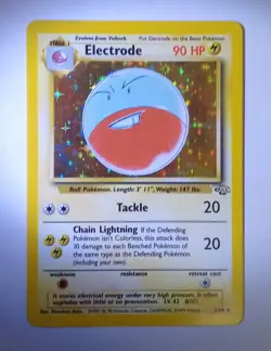 Pokemon Card Electrode 2/64 Holo Rare Jungle Set WOTC LP - Image 1