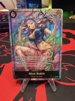 2025 One Piece Legacy of the Master Nico Robin Super Rare #OP12-087 - Image 1