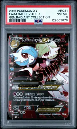 PSA 8 M Gardevoir EX RC31/RC32 Generations Radiant Collection Pokemon Card - Image 1