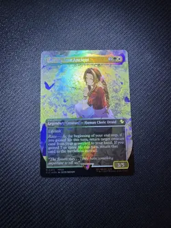 Aerith, Last Ancient (Chocobo Track Foil Borderless) - NM - FIN Final MTG Magic - Image 1