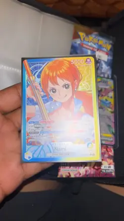 2025 ONE PIECE OP11-A FIST OF DIVINE SPEED ALT ART LEADER #041 NAMI - Image 2