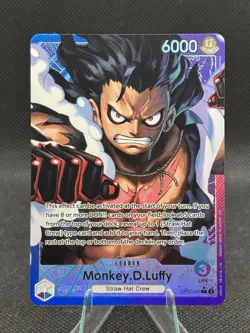 Monkey.D.Luffy OP11-040 Leader Alt. Art One Piece OP11 “A Fist of Divine Speed” - Image 1