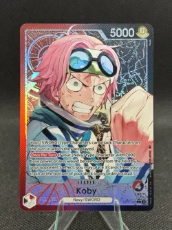 Koby OP11-001 Leader Alt. Art One Piece OP11 “A Fist of Divine Speed” - Image 1