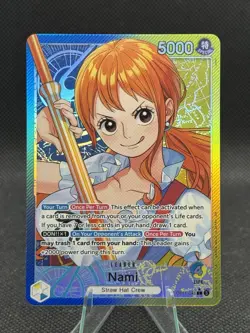 Nami OP11-041 Leader Alt. Art One Piece OP11 “A Fist of Divine Speed” - Image 1