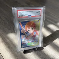 2025 ONE PIECE OP11-A FIST OF DIVINE SPEED ALT ART LEADER #041 NAMI PSA 10 - Image 4