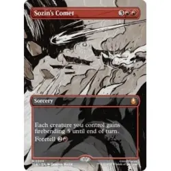 SOZIN'S COMET (BORDERLESS) (309) Avatar: The Last Airbender TLA Magic MTG CARD - Image 1