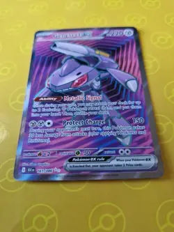 Genesect ex 161/086 SV Black Bolt Ultra Rare Full Art Holo Pokemon TCG Card NM - Image 2