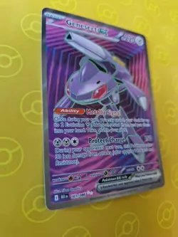 Genesect ex 161/086 SV Black Bolt Ultra Rare Full Art Holo Pokemon TCG Card NM - Image 4