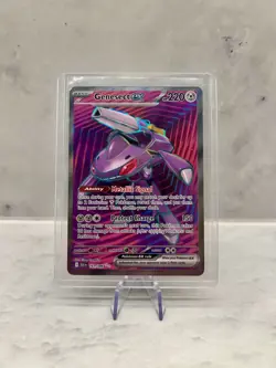 Genesect ex 161/086 SV: Black Bolt Ultra Rare Full Art Holo Pokemon TCG NM/M - Image 1