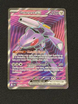 Genesect ex 161/086 SV: Black Bolt Ultra Rare Full Art Holo Pokemon TCG NM/M - Image 1