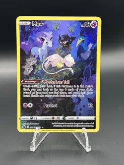 2023 Pokemon Sleeping Mew Crown Zenith Galarian Gallery Full Art Holo GG10/GG70 - Image 1
